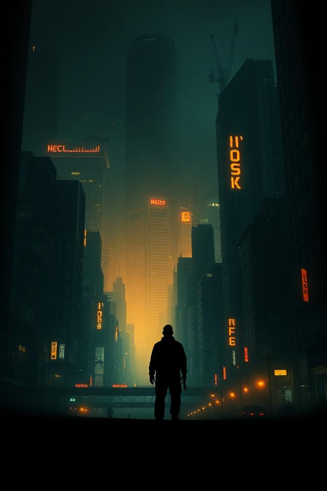 Постер: Неоновый горизонт